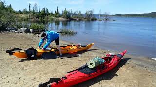 Epic Lac Manicouagan Kayak Adventure Part 1 [upl. by Valsimot]