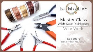 Beadshop LIVE Master Class Wire Ep 4 [upl. by Oinotnaesoj524]