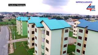 Full view of the Affordable housing unit at Asokore Mampong in Kumasi  state owned [upl. by Hahsia]