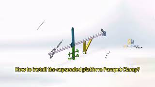 How to install the Supsended Platform Parapet Clampsuspendedplatform [upl. by Eem]