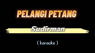 Pelangi Petang  Sudirman Arshad Karaoke 🎤 [upl. by Ganiats]