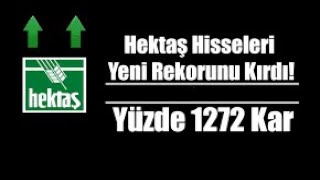 HEKTAŞ YIL İÇİNDE 11X FİYAT YÜKSELİŞİ🚀BİLANÇO İLE LOTLAR KATLANACAK🔥SPK ONAYI VE FED DOPİNGİ🚀ATH🔥 [upl. by Zetroc]