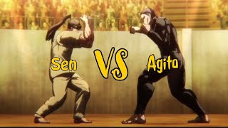 The Epic Showdown Kanoh Agito vs Hatsumi Sen  Kengan Ashura [upl. by Kippy947]