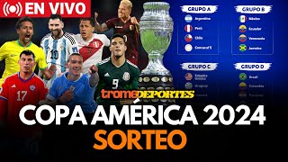 SORTEO COPA AMÉRICA 2024 EN VIVO Conoce los GRUPOS y FIXTURE  Trome [upl. by Blau]