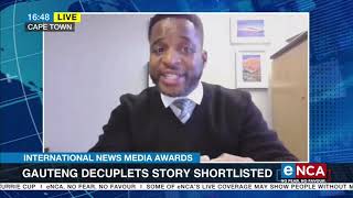 Gauteng decuplets story award nomination questioned by Sanef [upl. by Chere]