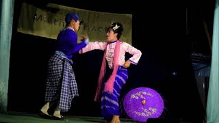 U Shwe Yoe  Daw Moe Comic Dance [upl. by Nylyaj]