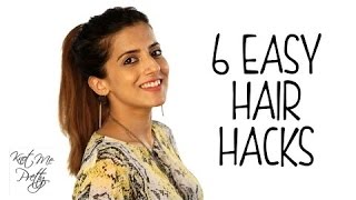 6 Easy Hair Hacks  Ultimate Hair Life Hacks [upl. by Norry]