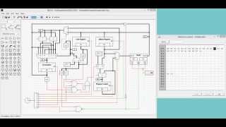 8Bit CPU Simulation [upl. by Ocirderf]