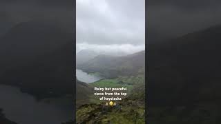 ⛰️🌧️Rainy but peaceful views from haystacks nature mountains hiking travel views amazing [upl. by Charleen779]