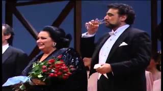 Brindis de La Traviata en la gala lírica de inauguración del Teatro de La Maestranza en Sevilla [upl. by Leasi]