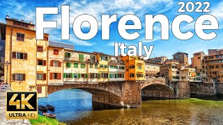 Florence 2022 Italy Walking Tour 4k Ultra HD 60 fps  With Captions [upl. by Normi]