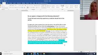 How to write an excellent body paragraph for TOEFL [upl. by Ogaitnas509]