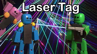 Laser Tag stikbot [upl. by Homovec]