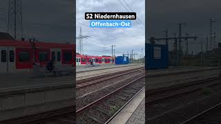 OffenbachOst Einfahrt RB423S2➡️Niedernhausen sbahn shorts [upl. by Ilera549]