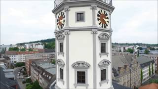 Rathaus am Markt in Gera  Thüringen  Germany [upl. by Annahsal]