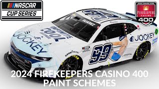 2024 FireKeepers Casino 400 Paint Schemes [upl. by Schreibman]