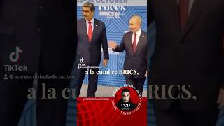 ¡MADURO EL INVITADO INCÓMODO EN LA CUMBRE BRICS RIDICULIZADO POR PUTIN [upl. by Oisacin613]