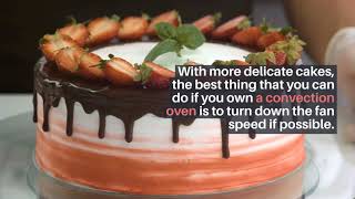 Baking Cake in Convection Oven Tips and Tricks [upl. by Peednus]