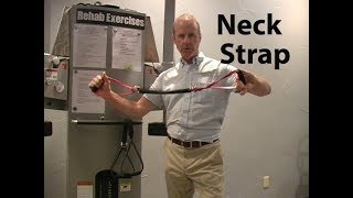 Neck Exercise amp Lordosis Training using Elastic Band [upl. by Jonis317]