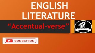 English Literature  Literary Term  Accentualverse [upl. by Alexandro170]