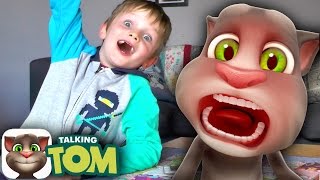 NEW Talking Tom Cat app  Relaunch Exclusive First Laugh [upl. by Assyli]