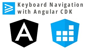 Angular CDK Keyboard List Navigation and Selection [upl. by Kelila]