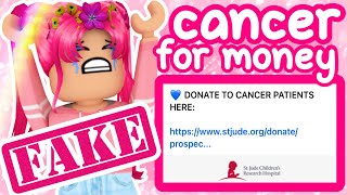 REBOOTEDPOPPY USED CANCER FOR MONEY ROBLOX NEWSDRAMARANT [upl. by Stevena]