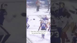 The only reason he pitched it to Josh Allen shorts nfl bills [upl. by Pall839]