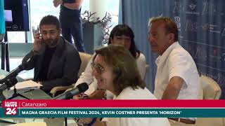 Magna Graecia Film Festival 2024 Kevin Costner presenta Horizon [upl. by Strohbehn766]