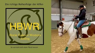 Reihenfolge der Hilfen beim Westernreiten [upl. by Graces]