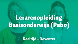 Deeltijd Lerarenopleiding Basisonderwijs Pabo  Hogeschool Saxion [upl. by Bena835]