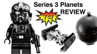 LEGO Star Wars 75008 TIE Bomber amp Asteroid Field Series 3 Planets Review [upl. by Tammi]