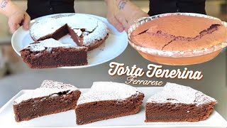 TORTA TENERINA al CIOCCOLATO FONDENTE tipica Ferrarese [upl. by Alekin]