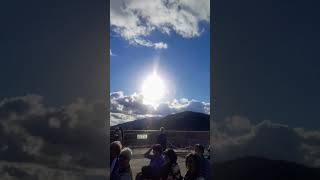 Fenomeno del sole al santuario madonna dello scoglio 🙏🙏🙏 [upl. by Ahsenev803]