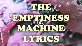 The Emptiness Machine LYRICS  Linkin Park [upl. by Atteiram510]