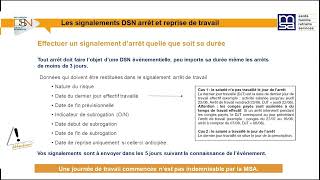 DSN évènementielle  Les bonnes pratiques MSA MPN [upl. by Bastien310]