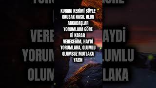 KURANI KERİM  MÜLK SURESİ  TEBAREKE SURESİ  allah kuran quran [upl. by Aziar]