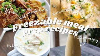 ✨ QUICK AND EASY FREEZABLE RECIPES [upl. by Leanard]