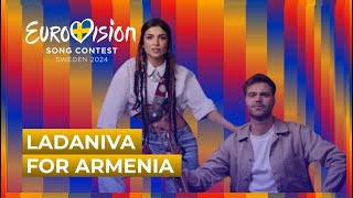 Ladaniva for Armenia 🇦🇲  Eurovision 2024 [upl. by Lottie]