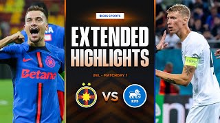 FCSB vs RFS Extended Highlights  UEL League Phase MD 1  CBS Sports Golazo  Europe [upl. by Jardena857]