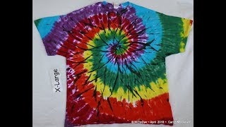 Tie Dye a Rainbow Spirograph tee [upl. by Akiram]