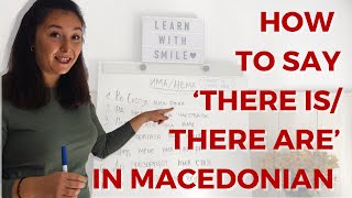 Macedonian Language Lesson  How to use the verb ИМА THERE ISTHERE ARE  PART 2 [upl. by Savihc]