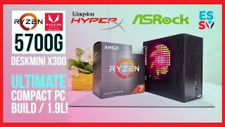 Ultimate Build  Ryzen 7 5700G  Deskmini X300  3200 DDR4  RGB Fan  Benchmark [upl. by Airdnua]