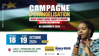 JOUR 2 CAMPAGNE D’EVANGELISATION 92 LOGEMENTS ICC Bangui [upl. by Nemajneb]