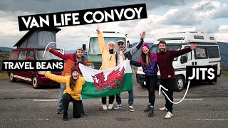 3 VANS 1 COUNTRY  VAN LIFE UK  WALES [upl. by Millham331]