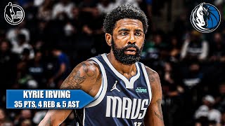 Kyrie Irving LIGHTS UP the Timberwolves with 35 PTS in a BIG win 😤  NBA on ESPN [upl. by Ladiv]