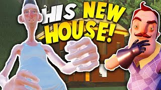 Hello Neighbor Guarding his Basement 😂 nostalgia helloneighbor gaming shorts [upl. by Akerdnahs]