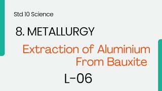 Extraction of Aluminium From Bauxite L6 [upl. by Unni]