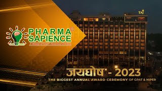 JAYGHOSH  2023 by PHARMA SAPIENCE Biggest annual award ceremony of GPAT and NIPERMemories [upl. by Blackmore656]