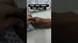 Can You name the sign Neetpg Usmle Neurology tips medicine doctor [upl. by Shirlene]